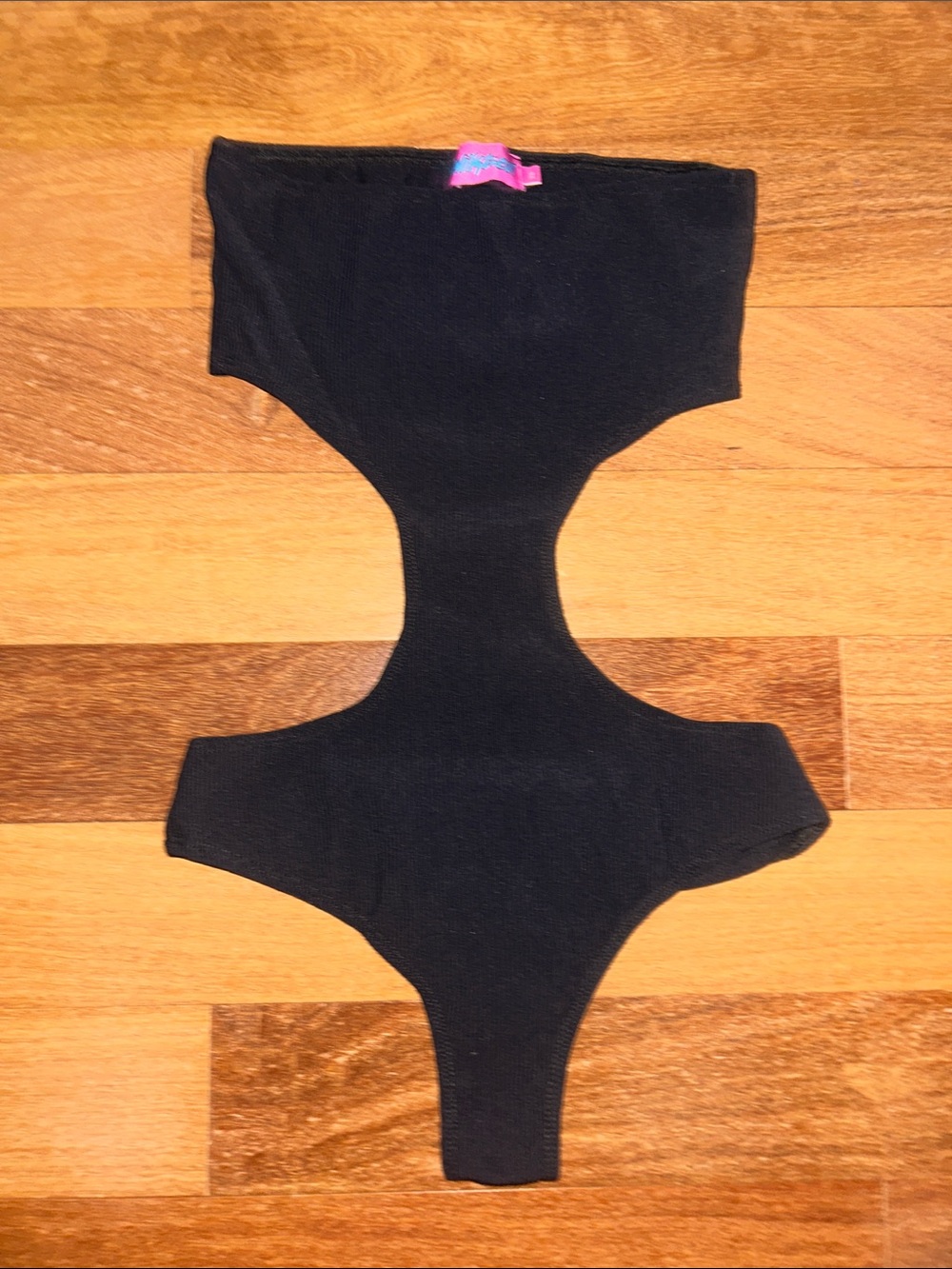 Edikted Black Cutout One-Piece Bodysuit